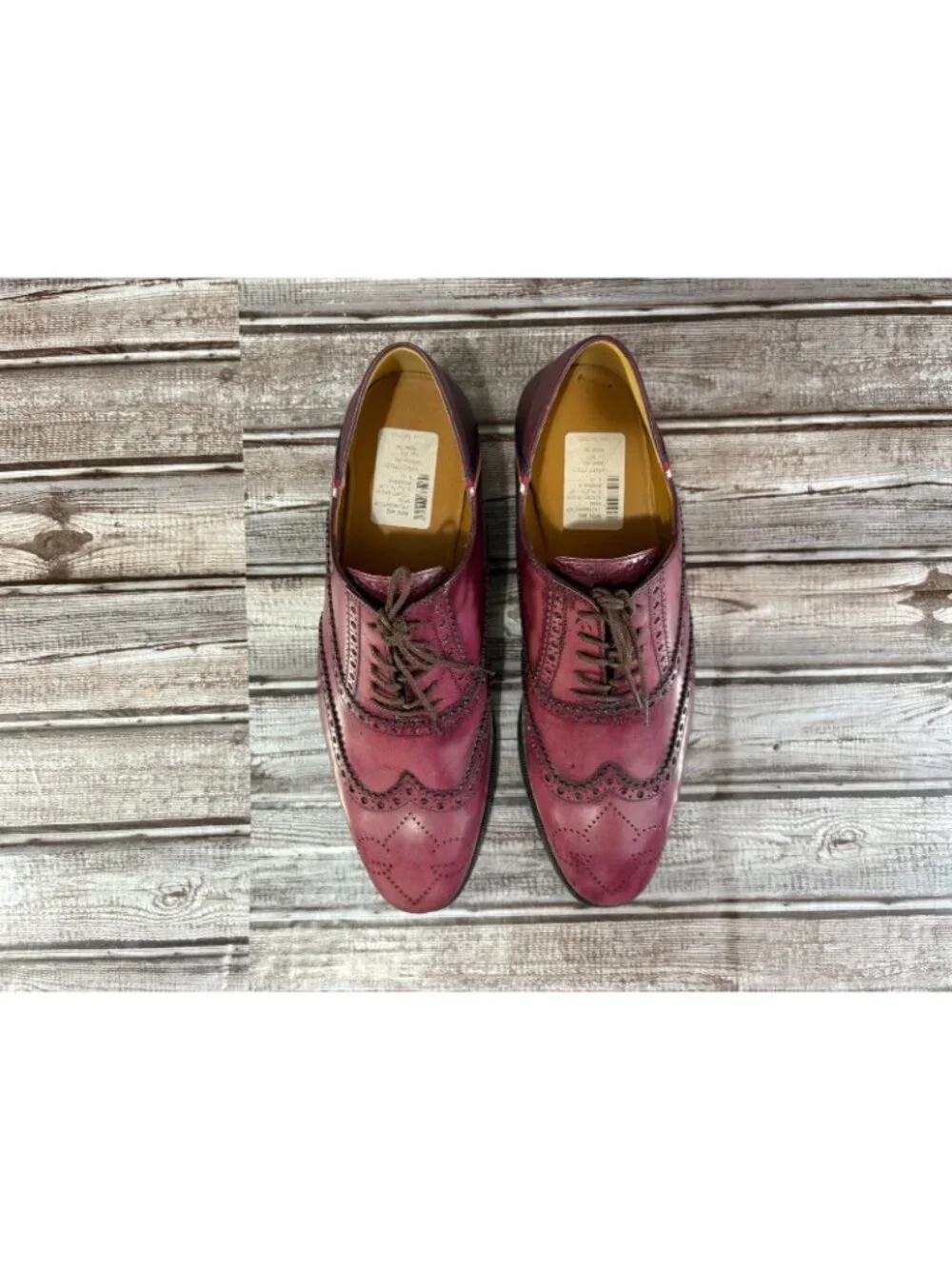Gucci Brogue Sylvie Web Oxford Classic Signature Details Shoes size 8